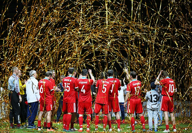Сборная России выиграла Кубок Легенд Сборная России выиграла Кубок Легенд