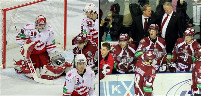 12 января 2011 года. Регулярный чемпионат КХЛ. Рига. "Динамо" Р - "Спартак" - 5:1. 12 января 2011 года. Регулярный чемпионат КХЛ. Рига. "Динамо" Р - "Спартак" - 5:1.