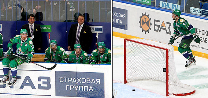 30 декабря 2011 года. Уфа. Регулярный матч КХЛ. "Салават Юлаев" — "Барыс" — 4:2 30 декабря 2011 года. Уфа. Регулярный матч КХЛ. "Салават Юлаев" — "Барыс" — 4:2