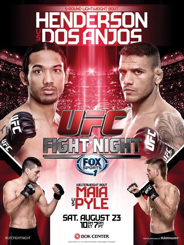 Постер к турниру UFC Fight Night Постер к турниру UFC Fight Night