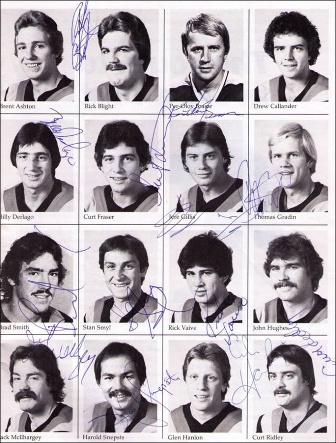 Открытие сезона-1981/82 - "Ванкувер Кэнакс". Открытие сезона-1981/82 - "Ванкувер Кэнакс".