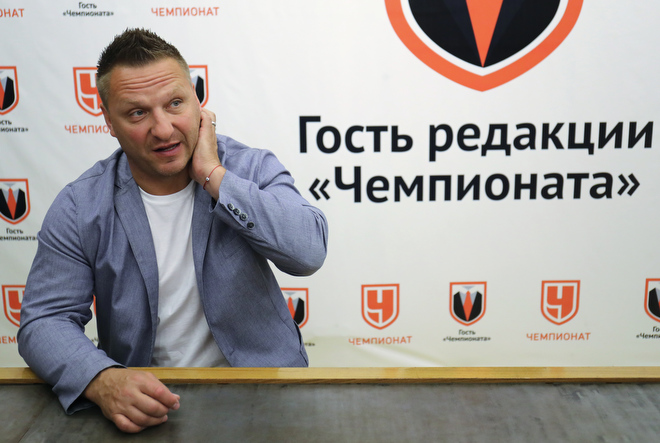 Дарюс Каспарайстис в гостях у «Чемпионата» Дарюс Каспарайстис в гостях у «Чемпионата»