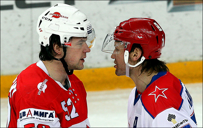 17 февраля 2013 года. Сокольники. Регулярный чемпионат КХЛ. "Спартак" — ЦСКА — 4:2 17 февраля 2013 года. Сокольники. Регулярный чемпионат КХЛ. "Спартак" — ЦСКА — 4:2