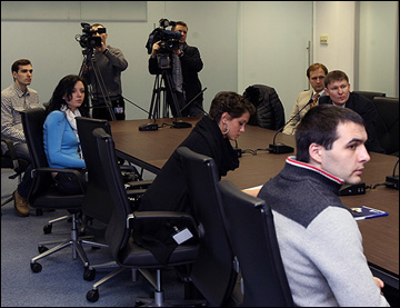 5 марта 2012 года. Москва. Пресс-конференция, посвященная началу плей-офф ВХЛ 5 марта 2012 года. Москва. Пресс-конференция, посвященная началу плей-офф ВХЛ