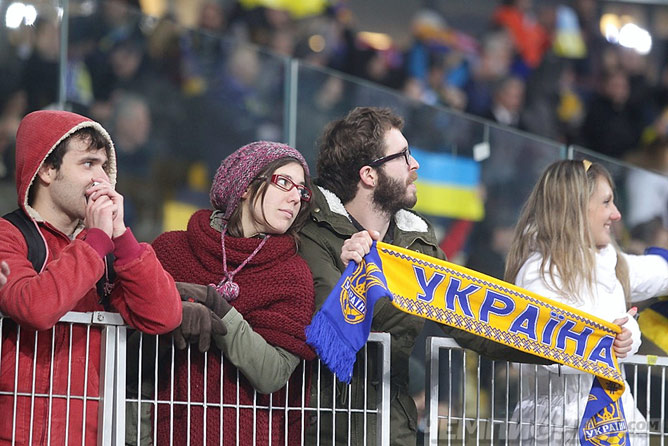 Поклонники сборной Украины Поклонники сборной Украины