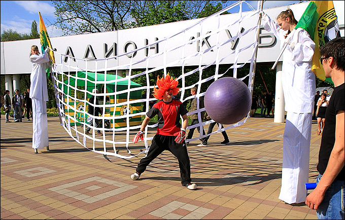 Праздник футбола в Краснодаре Праздник футбола в Краснодаре