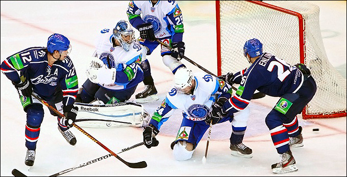 22 сентября 2012 года. Новосибирск. Регулярный чемпионат КХЛ. "Сибирь" — "Динамо" Мн — 2:1 22 сентября 2012 года. Новосибирск. Регулярный чемпионат КХЛ. "Сибирь" — "Динамо" Мн — 2:1