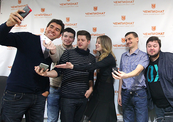Анна Чакветадзе в редакции «Чемпионата» Анна Чакветадзе в редакции «Чемпионата»