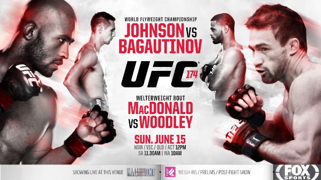 Постер к турниру UFC 174 Постер к турниру UFC 174