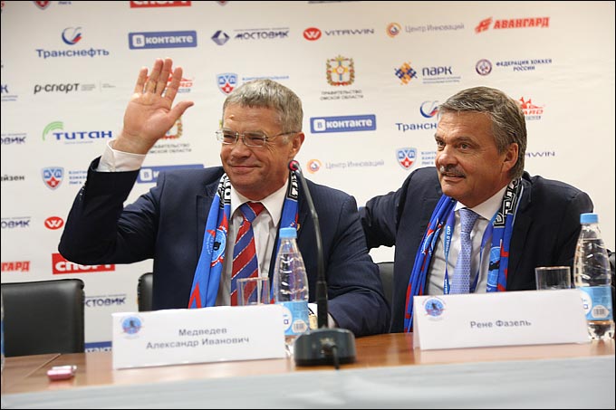 Александр Медведев и Рене Фазель Александр Медведев и Рене Фазель