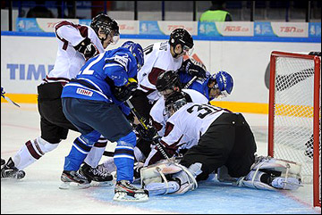 26 декабря 2012 года. Уфа. Молодежный чемпионат мира. Латвия — Финляндия — 1:5 26 декабря 2012 года. Уфа. Молодежный чемпионат мира. Латвия — Финляндия — 1:5