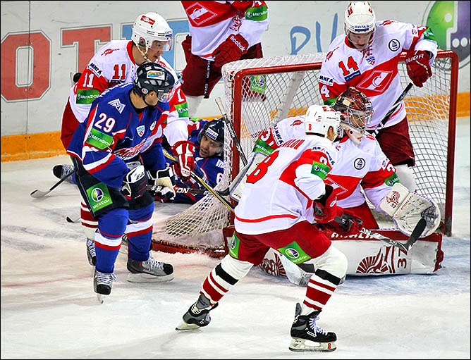 26 сентября 2011 года. Магнитогорск. Регулярный чемпионат КХЛ. "Металлург” Мг – "Спартак” – 4:2 26 сентября 2011 года. Магнитогорск. Регулярный чемпионат КХЛ. "Металлург” Мг – "Спартак” – 4:2