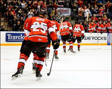 Сборная OHL нанесла 52 броска по воротам Ивана Налимова Сборная OHL нанесла 52 броска по воротам Ивана Налимова