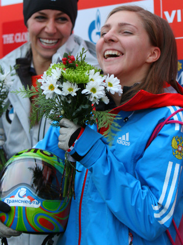 Елена Никитина на подиуме в Калгари Елена Никитина на подиуме в Калгари