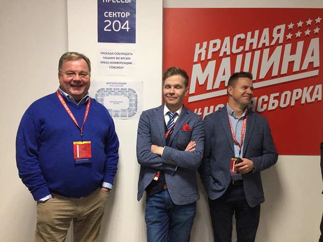 Ханну Йортикка и в бригаде финского ТВ Ханну Йортикка и в бригаде финского ТВ