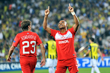 2012/13. 4-й квалификационный раунд. "Спартак" — "Фенербахче" — 2:1, 1:1 2012/13. 4-й квалификационный раунд. "Спартак" — "Фенербахче" — 2:1, 1:1