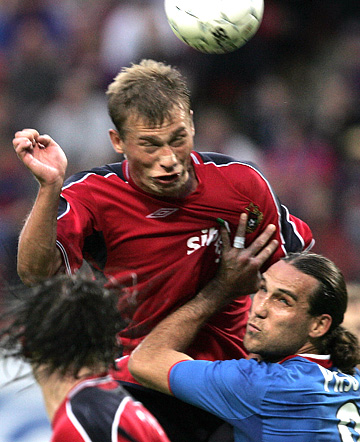 2004/05. 3-й квалификационный раунд. ЦСКА – "Рейнджерс" — 2:1, 1:1 2004/05. 3-й квалификационный раунд. ЦСКА – "Рейнджерс" — 2:1, 1:1