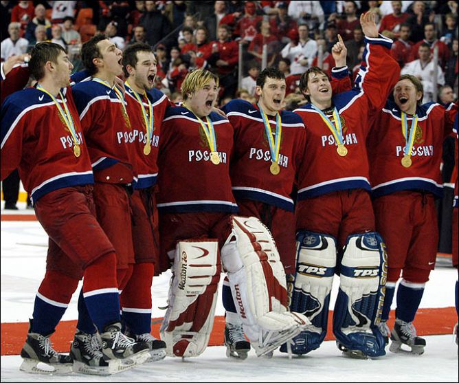 5 января 2003 года. Галифакс. Молодежная сборная России — чемпион мира. 5 января 2003 года. Галифакс. Молодежная сборная России — чемпион мира.
