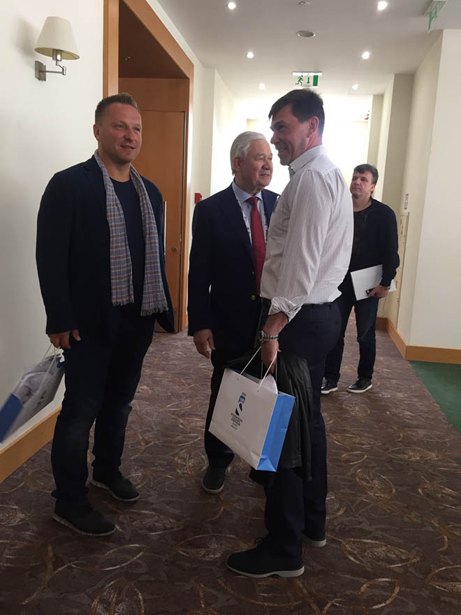Дарюс Каспарайтис и Владимир Юрзинов-старший Дарюс Каспарайтис и Владимир Юрзинов-старший