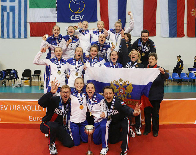 Сборная России выиграла чемпионат Европы Сборная России выиграла чемпионат Европы