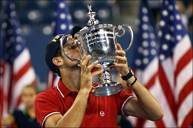 Триумфатор US Open Новак Джокович Триумфатор US Open Новак Джокович