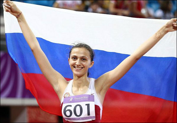 Мария Кучина выиграла "золото" для России на летних юношеских Олимпийских играх 2010 года Мария Кучина выиграла "золото" для России на летних юношеских Олимпийских играх 2010 года