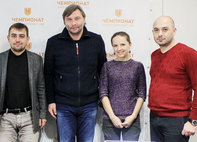 Денис Целых, Сергей Овчинников, Галина Козлова и Самвел Авакян Денис Целых, Сергей Овчинников, Галина Козлова и Самвел Авакян