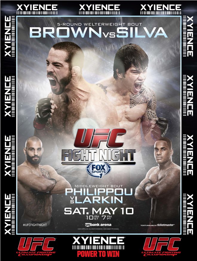 Постер к турниру UFC Fight Night 40 Постер к турниру UFC Fight Night 40