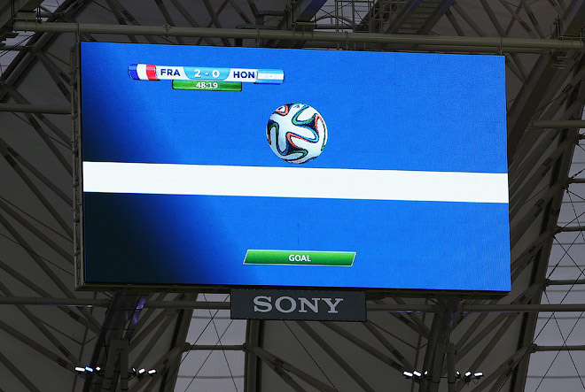 Видеотехнология Goal Control помогла определить взятие ворот в матче Франция — Гондурас Видеотехнология Goal Control помогла определить взятие ворот в матче Франция — Гондурас