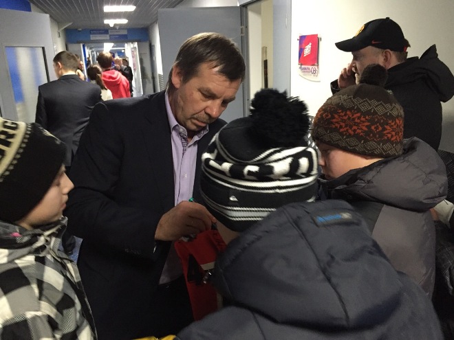 Олег Знарок на Матче звёзд Олег Знарок на Матче звёзд