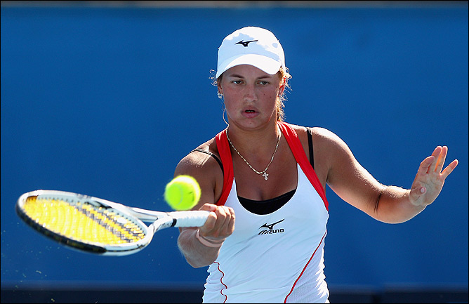 Юлия выиграла первый матч в карьере на взрослом турнире WTA Юлия выиграла первый матч в карьере на взрослом турнире WTA