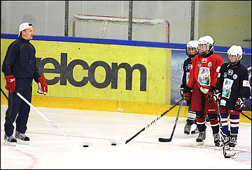 Training camp featuring Mikhail Grabovski Training camp featuring Mikhail Grabovski