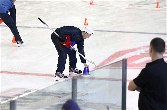 Training camp featuring Mikhail Grabovski Training camp featuring Mikhail Grabovski
