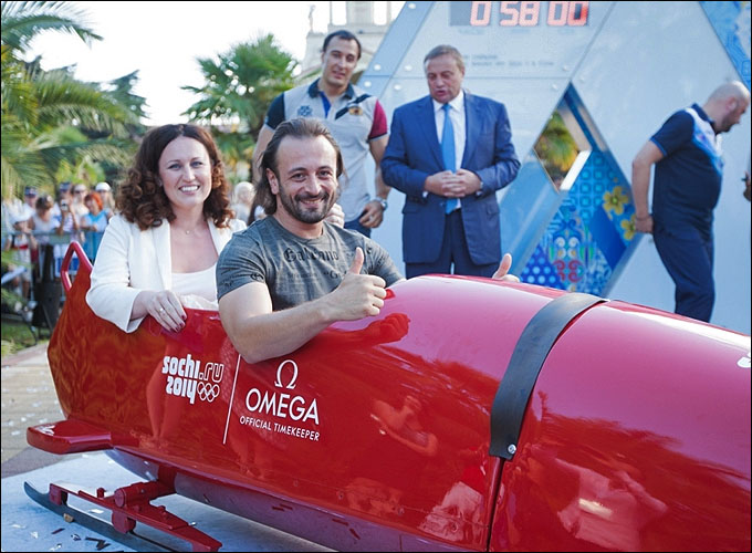OMEGA запустила часы обратного отсчёта в Сочи OMEGA запустила часы обратного отсчёта в Сочи