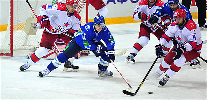 18 января 2013 года. Астана. Регулярный чемпионат КХЛ. "Барыс" — ЦСКА — 1:8 18 января 2013 года. Астана. Регулярный чемпионат КХЛ. "Барыс" — ЦСКА — 1:8