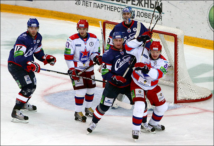 4 января 2011 года. Новосибирск. Регулярный чемпионат КХЛ. "Сибирь" — ЦСКА – 1:2 4 января 2011 года. Новосибирск. Регулярный чемпионат КХЛ. "Сибирь" — ЦСКА – 1:2