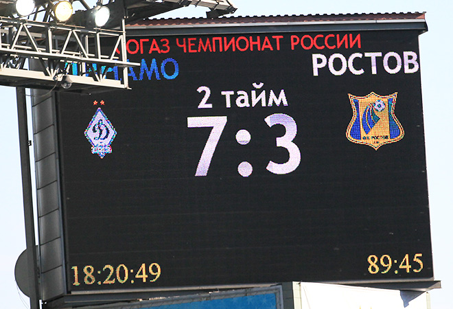 «Динамо» — «Ростов» — 7:3 «Динамо» — «Ростов» — 7:3