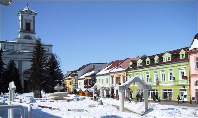 Красивый словацкий городок Попрад. Красивый словацкий городок Попрад.