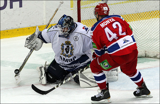 6 октября 2011 года. Москва. Регулярный чемпионат КХЛ. ЦСКА — "Амур" — 2:3 6 октября 2011 года. Москва. Регулярный чемпионат КХЛ. ЦСКА — "Амур" — 2:3