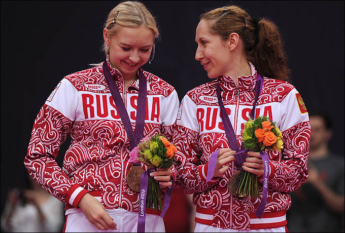 Нина Вислова и Валерия Сорокина на лондонском пьедестале Нина Вислова и Валерия Сорокина на лондонском пьедестале
