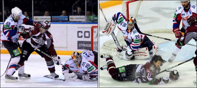 18 февраля 2011 года. Регулярный чемпионат КХЛ. Рига. "Динамо" Р — "Металлург" Мг — 3:1. 18 февраля 2011 года. Регулярный чемпионат КХЛ. Рига. "Динамо" Р — "Металлург" Мг — 3:1.