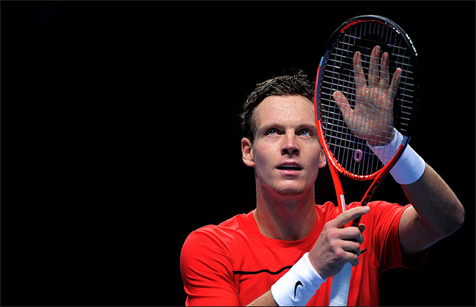 Томаш Бердых впервые вышел в плей-офф Итогового турнира ATP. Томаш Бердых впервые вышел в плей-офф Итогового турнира ATP.