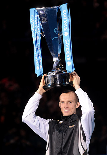 Николай Давыденко на итоговом чемпионате ATP-2009 Николай Давыденко на итоговом чемпионате ATP-2009
