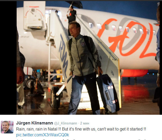 Источник — @J_Klinsmann Источник — @J_Klinsmann