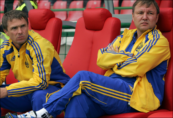 2010-й. Сергей Ребров и Юрий Калитвинцев 2010-й. Сергей Ребров и Юрий Калитвинцев