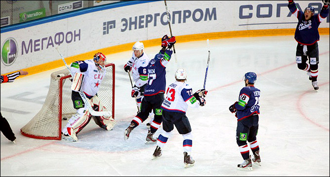 27 ноября 2011 года. Новосибирск. Регулярный чемпионат КХЛ. "Сибирь" — СКА – 4:3 27 ноября 2011 года. Новосибирск. Регулярный чемпионат КХЛ. "Сибирь" — СКА – 4:3