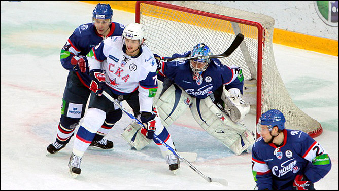 27 ноября 2011 года. Новосибирск. Регулярный чемпионат КХЛ. "Сибирь" — СКА – 4:3 27 ноября 2011 года. Новосибирск. Регулярный чемпионат КХЛ. "Сибирь" — СКА – 4:3