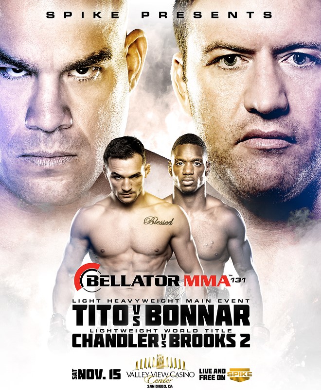 Постер к турниру Bellator 131 Постер к турниру Bellator 131