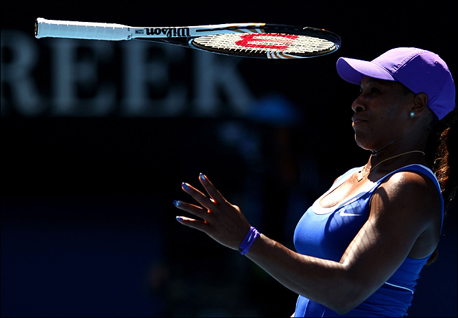17-матчевая победная серия Серены Уильямс на Australian Open прервалась в понедельник, 23 января 2012 года. 17-матчевая победная серия Серены Уильямс на Australian Open прервалась в понедельник, 23 января 2012 года.