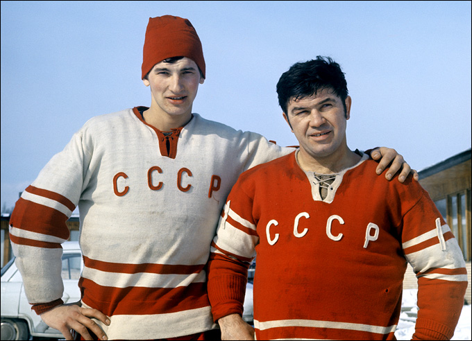 Виктор Коноваленко (справа) и Владислав Третьяк, 1971 год Виктор Коноваленко (справа) и Владислав Третьяк, 1971 год